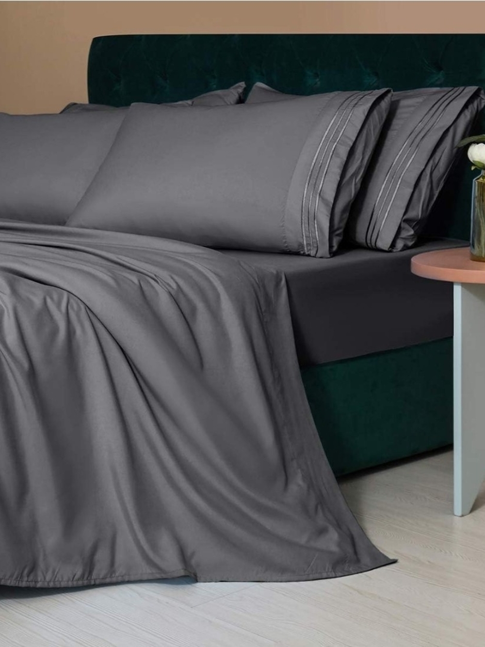 LIANLAM King 6 Piece Bed Sheets Set - Super Soft Brushed Microfiber
1800 Thread